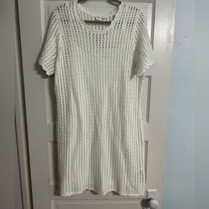 GAP Crochet Mini Dress - NWT - White - Size XL